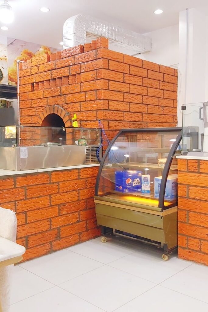 بناء افران البيتزاء